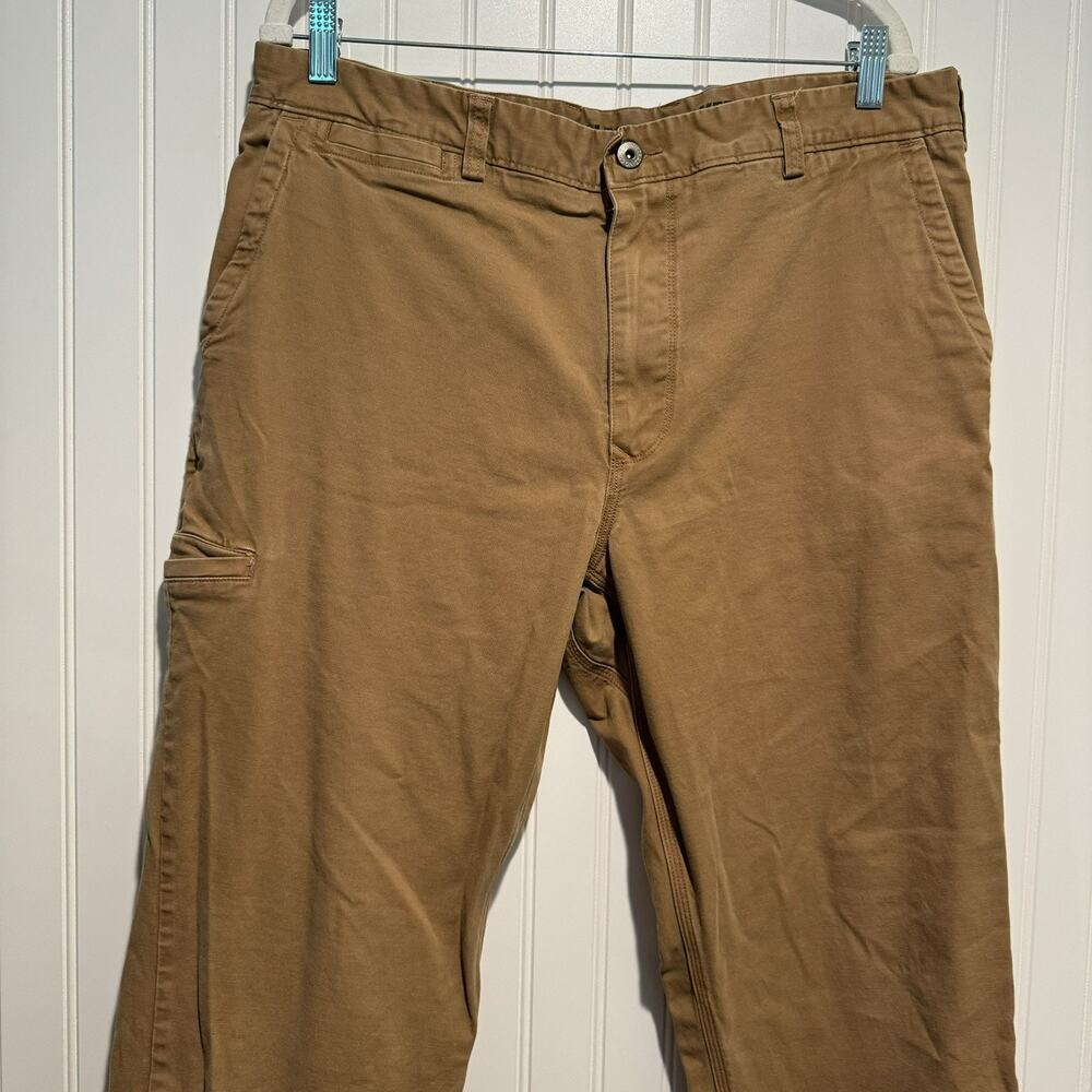 Duluth Trading Flex Ballroom Khaki Pants 36x32 - Picture 2 of 5